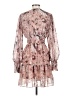 Aqua 100% Polyester Paisley Pink Cocktail Dress Size XS - photo 2
