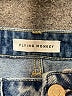 Flying Monkey 100% Cotton Blue Denim Shorts Size 26 waist - photo 3