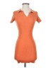 Adika Orange Short Sleeve Turtleneck Size XS - photo 1
