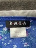 Rmla 100% Rayon Blue Short Sleeve Henley Size 5 - photo 3