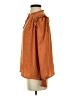 Glam 100% Polyester Orange 3/4 Sleeve Blouse Size S - photo 5