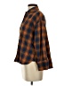 Madewell 100% Cotton Plaid Brown Long Sleeve Button-Down Shirt Size S - photo 5