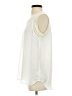 CAbi 100% Polyester Ivory Sleeveless Blouse Size S - photo 5