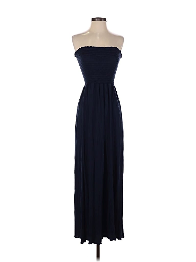Pre-owned Velvet Torch Cocktail Dress In Blue