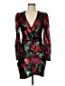 Saylor Floral Black Cocktail Dress Size M - photo 1
