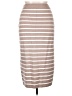 Unbranded Stripes Tan Casual Skirt Size XL - photo 1