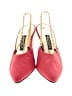 Escada Color Block Red Heels Size 7 - photo 2