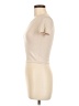 Active Basic Ivory Short Sleeve Turtleneck Size M - photo 5