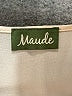 Maude 100% Polyester Ivory 3/4 Sleeve Blouse Size M - photo 7