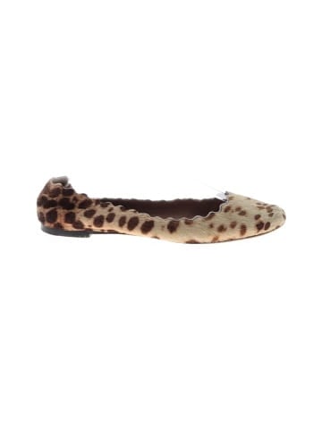 Chloé Pony Hair Scalloped Ballet Flats (view 1)