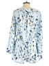Assorted Brands Blue Long Sleeve Blouse Size M - photo 2