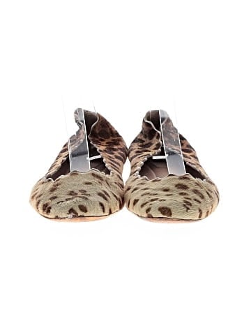 Chloé Pony Hair Scalloped Ballet Flats (view 2)