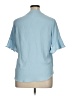 Blooming Jelly Blue Short Sleeve Blouse Size XL - photo 2