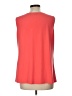 Susan Graver Orange Sleeveless Blouse Size L - photo 2