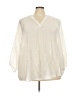 Torrid Ivory 3/4 Sleeve Blouse Size 5X Plus (5) - photo 1
