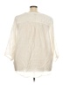 Torrid Ivory 3/4 Sleeve Blouse Size 5X Plus (5) - photo 2