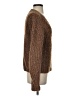Lucky Brand Tweed Brown Cardigan Size S - photo 4