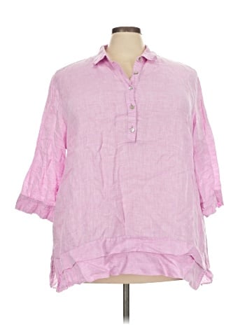 J.Jill 3/4 Sleeve Button-Down Shirt (view 1)