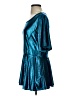 Lularoe Metallic Teal Cocktail Dress Size S - photo 5