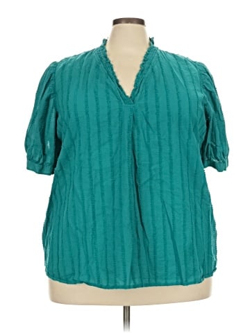 Lane Bryant Short Sleeve Blouse (view 1)