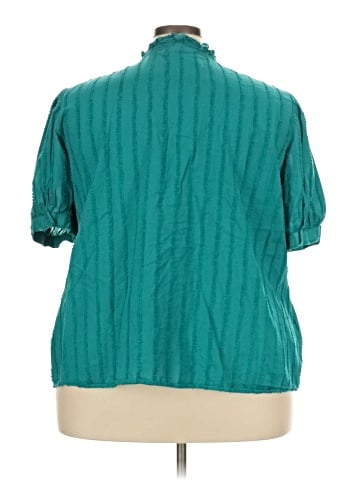 Lane Bryant Short Sleeve Blouse (view 2)