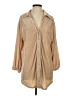 Lalavon Tan 3/4 Sleeve Blouse Size S - photo 1
