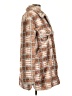 Hutch 100% Polyester Plaid Brown Coat Size L - photo 4
