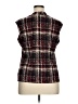 Evan Picone Burgundy Sleeveless Blouse Size XL - photo 2