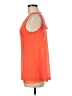 Lyssé 100% Polyester Orange Sleeveless T-Shirt Size M - photo 5