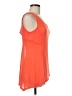 Lyssé 100% Polyester Orange Sleeveless T-Shirt Size M - photo 4