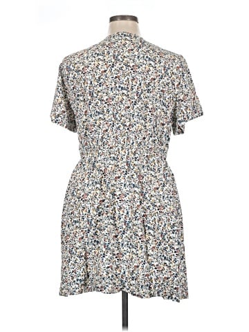 Madewell Button-Front Day Dress in Blossoming Vines (view 2)