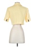 Studio 1 100% Polyester Yellow Blazer Size 4 (petite) - photo 2