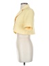 Studio 1 100% Polyester Yellow Blazer Size 4 (petite) - photo 5