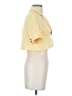 Studio 1 100% Polyester Yellow Blazer Size 4 (petite) - photo 4