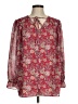 Unbranded Red 3/4 Sleeve Blouse Size M - photo 1