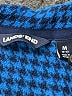 Lands' End 100% Polyester Houndstooth Blue Turtleneck Sweater Size M - photo 7