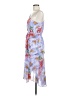 Julia Jordan 100% Polyester Floral Blue Cocktail Dress Size 6 - photo 5