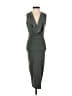 Nookie 100% Polyester Solid Gray Green Cocktail Dress Size XS - photo 1