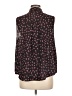 Elle 100% Polyester Floral Black Sleeveless Blouse Size L - photo 2