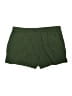 Athleta 100% Nylon Solid Green Athletic Shorts Size 12 - photo 2