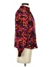 Saylor 100% Viscose Floral Purple Long Sleeve Blouse Size XS - photo 4