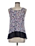 Princess Vera Wang 100% Polyester Blue Sleeveless Blouse Size M - photo 1