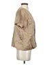Peserico Metallic Tan Short Sleeve Blouse Size EU (IT) 40 / US 4 - photo 4