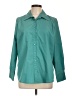 Modern Essentials Teal Long Sleeve Button-Down Shirt Size L - photo 1