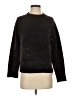 Dorothy Perkins Metallic Black Pullover Sweater Size 4 - photo 1