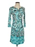 Ali Ro Paisley Teal Casual Dress Size 0 - photo 1