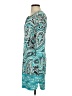 Ali Ro Paisley Teal Casual Dress Size 0 - photo 5