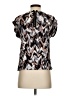 XXI 100% Polypropylene Silver Short Sleeve Blouse Size S - photo 2