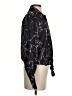 Elan 100% Polyester Stars Black Long Sleeve Blouse Size S - photo 4