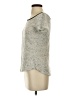 Buttons Tweed Gray Short Sleeve T-Shirt Size S - photo 5
